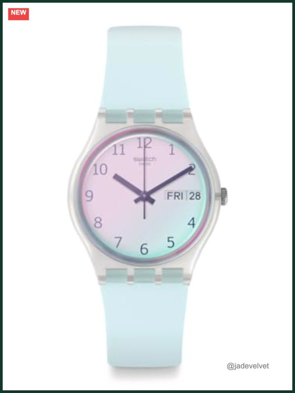 Swatch ULTRACIEL Unisex Watch 34mm Round Case Quartz Analog Water Resistant